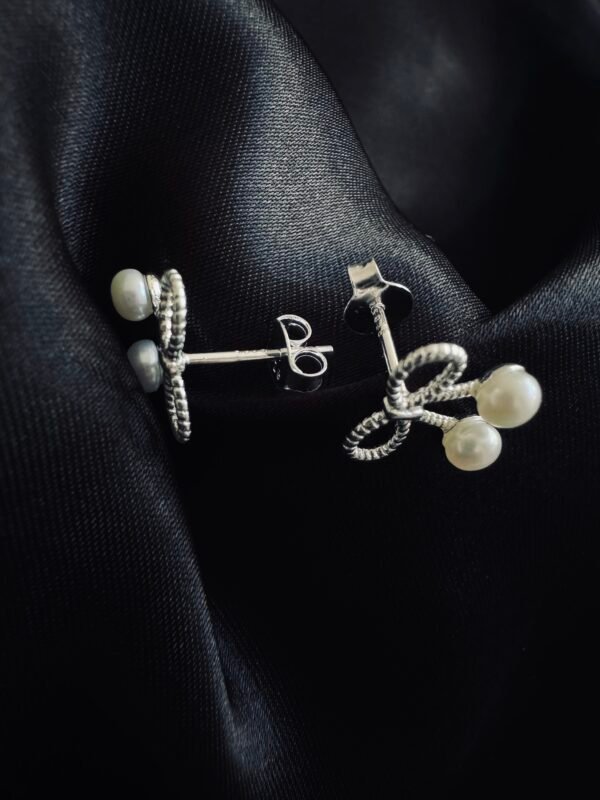 Aros Coquette con Perlas