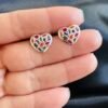 Aros Corazones Multicolor