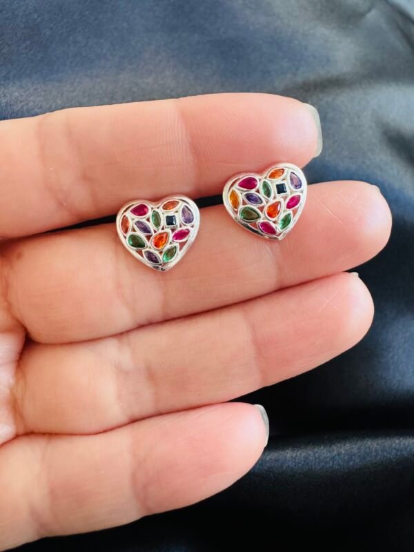 Aros Corazones Multicolor