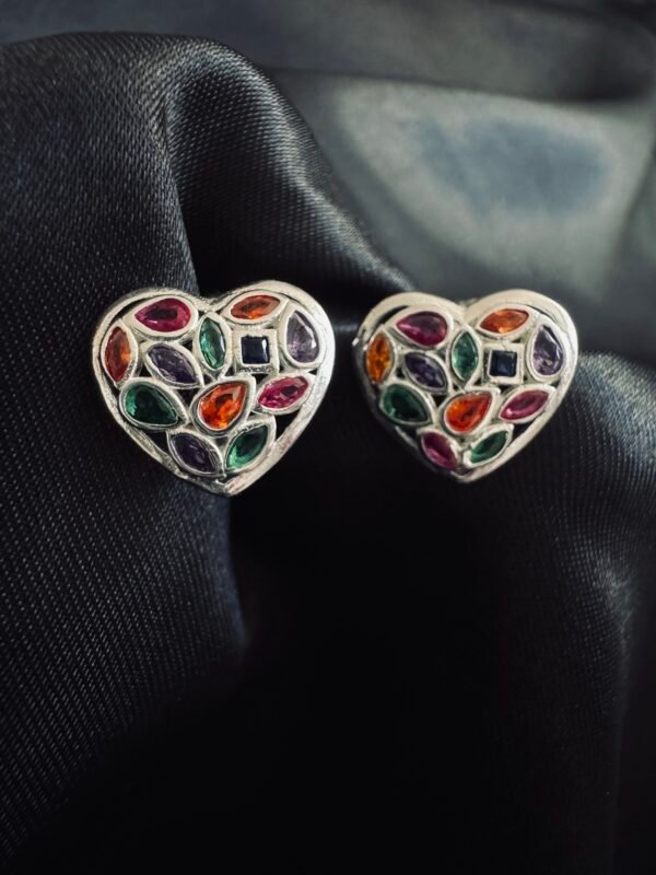 Aros Corazones Multicolor