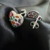 Aros Corazones Multicolor