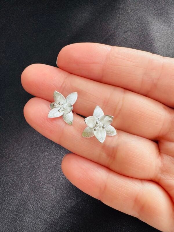 Aros Flor Satinada 🌺