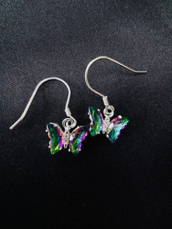 Aros Mariposa de Cristal