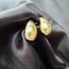 Aros Gota Inflada Dorados