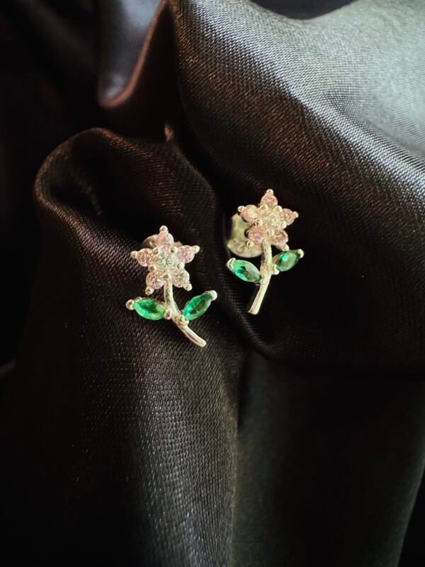 Aros Flor con Circones