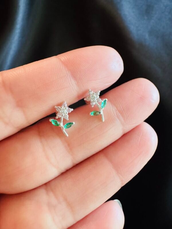 Aros Flor con Circones