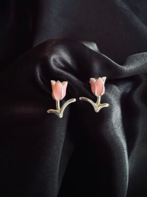 Aros Tulipán 3D Esmaltado