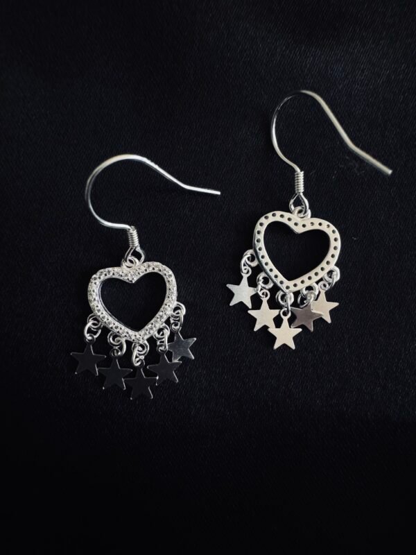 Aros Corazones Estrellados