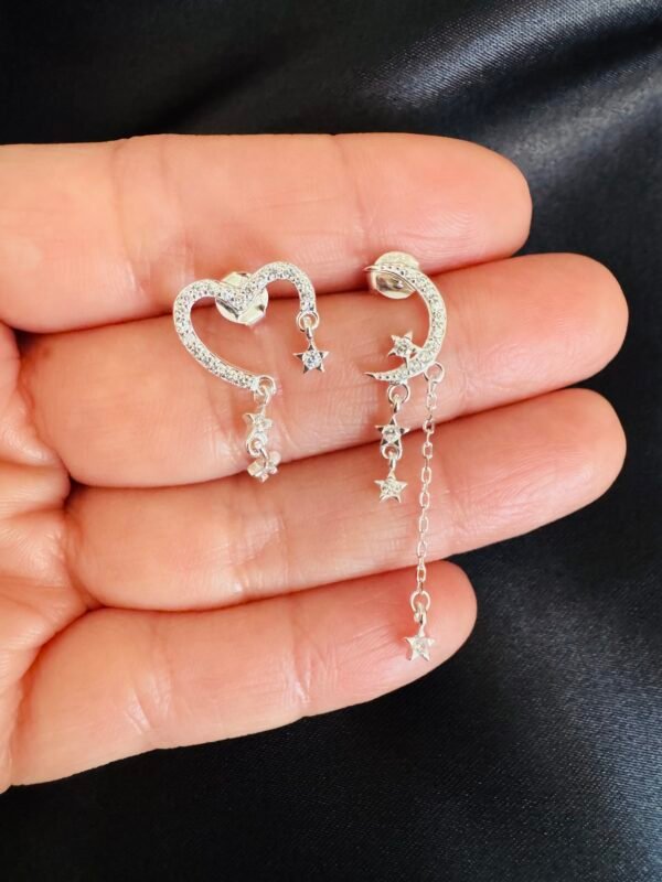 Aros Desigual Corazón y Luna