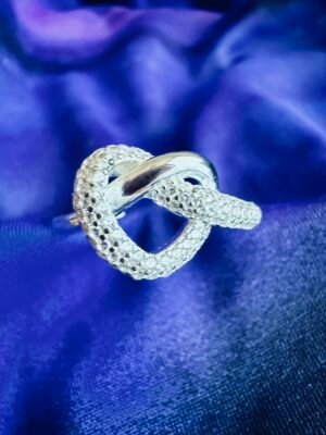 Anillo Nudo con Microcircones