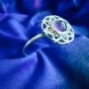 Anillo Flor Amatista