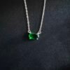 Collar Circón Verde Esmeralda