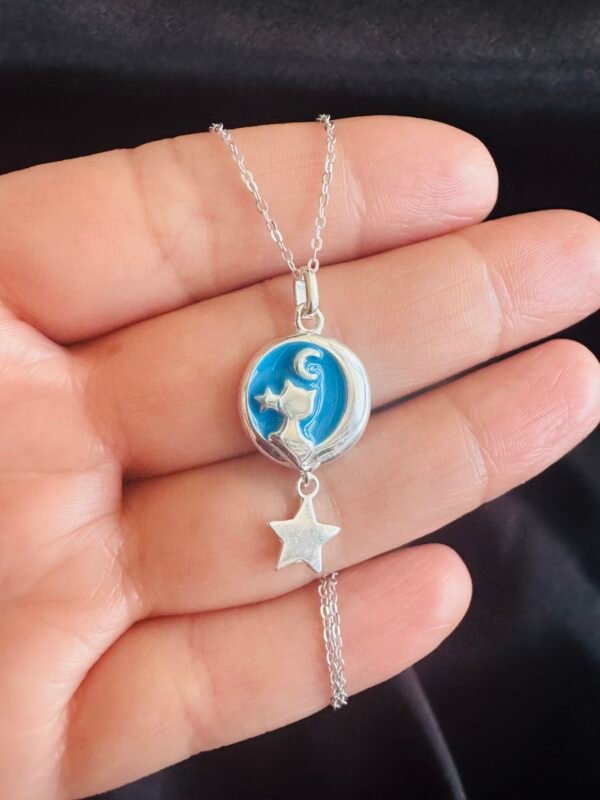 Collar Gatito en la Luna