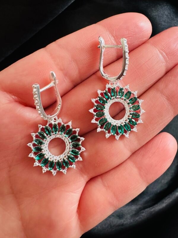 Argolla Clip Esmeralda