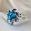 Anillo Flor Celeste