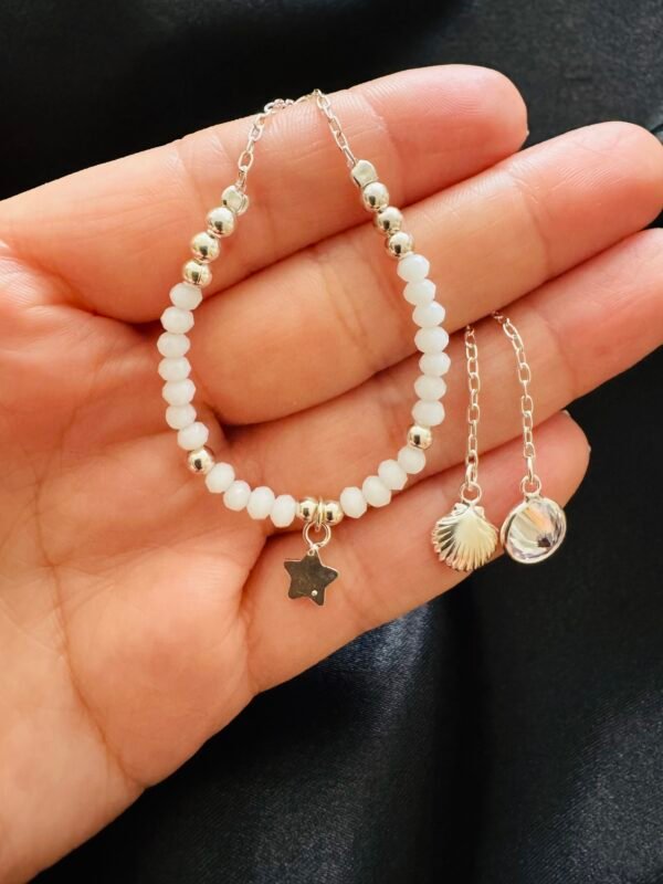 Pulsera Ajustable Cristales del Mar