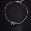 Pulsera Mariposa 🦋 de Cristal Azul