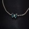 Pulsera Mariposa 🦋 de Cristal Azul