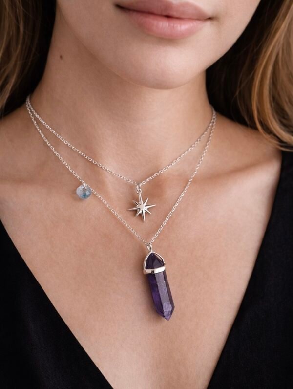 Collar Doble Guía Amatista