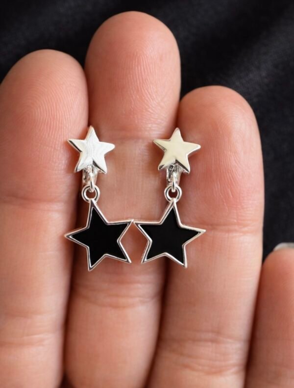 Argolla Huggie Doble Estrellas