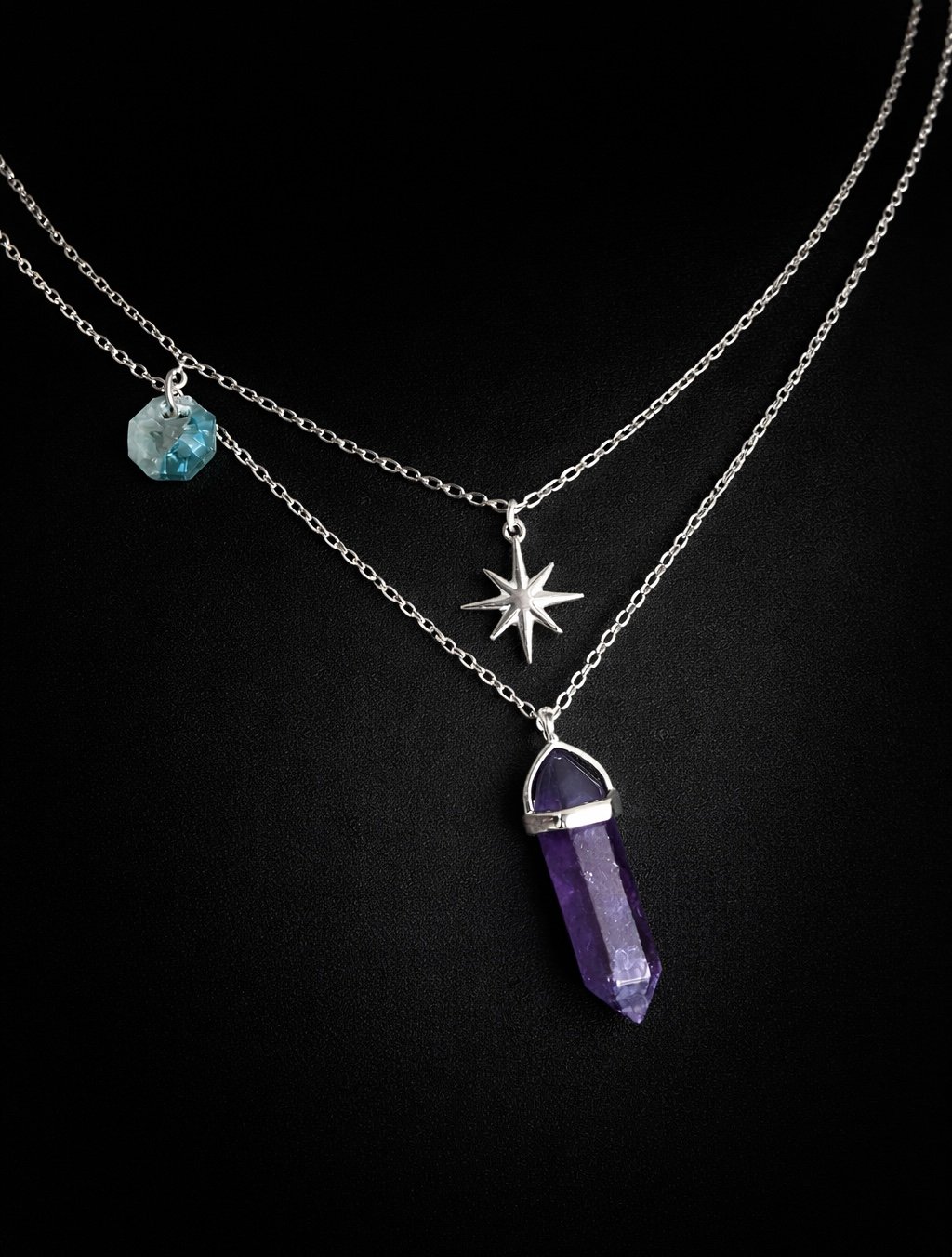 Collar Doble Guía Amatista