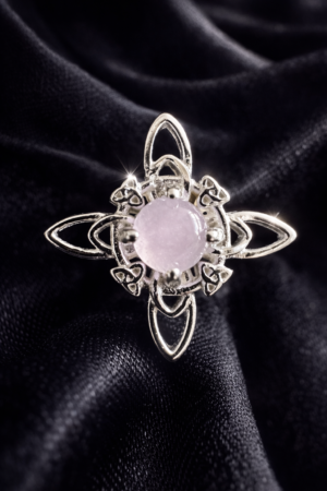 Anillo Adaptable Antiestrés Nudo de Bruja