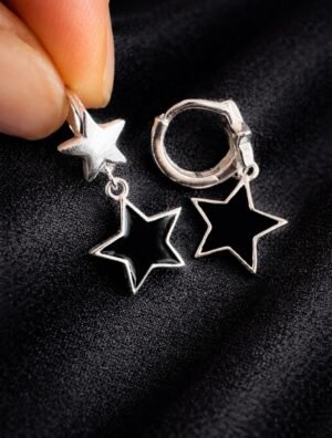 Argolla Huggie Doble Estrellas