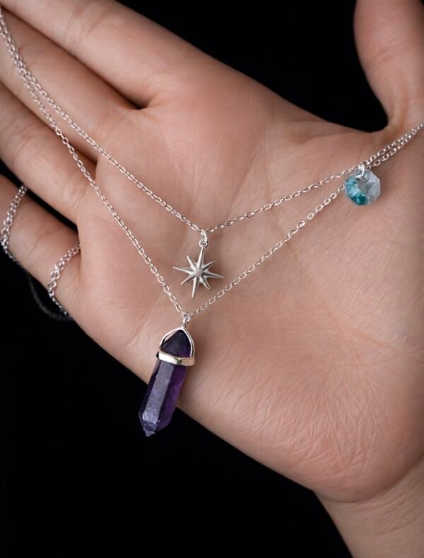 Collar Doble Guía Amatista