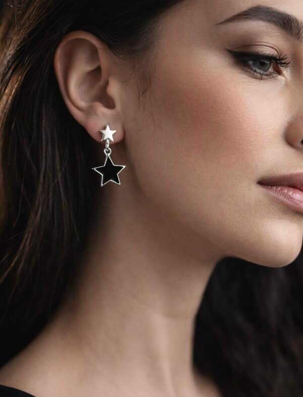 Argolla Huggie Doble Estrellas