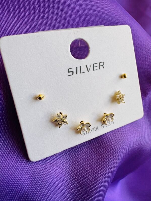 Set de Aritos Flores