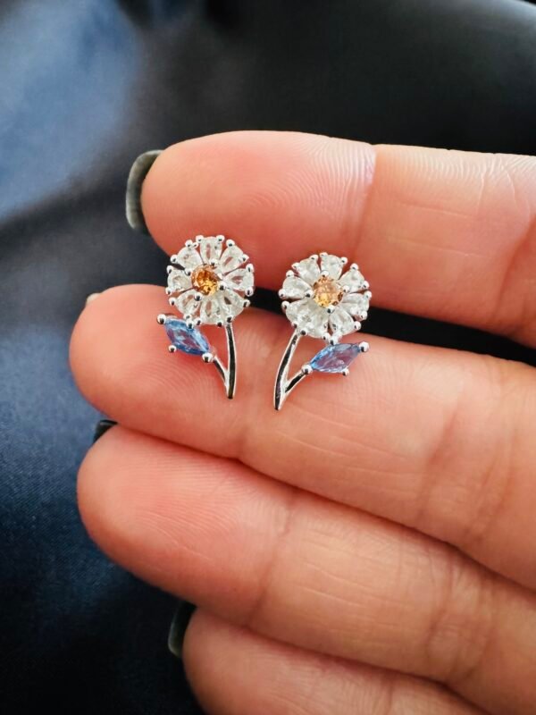 Aros Flor con Circones