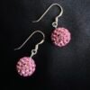 Aros Strass Rosa