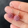 Aros Strass Rosa