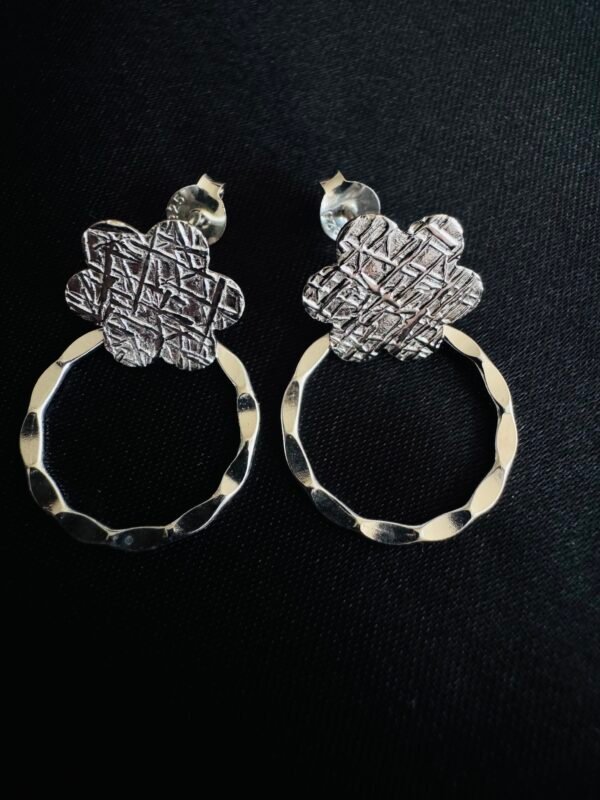 Aros Flor Texturizada