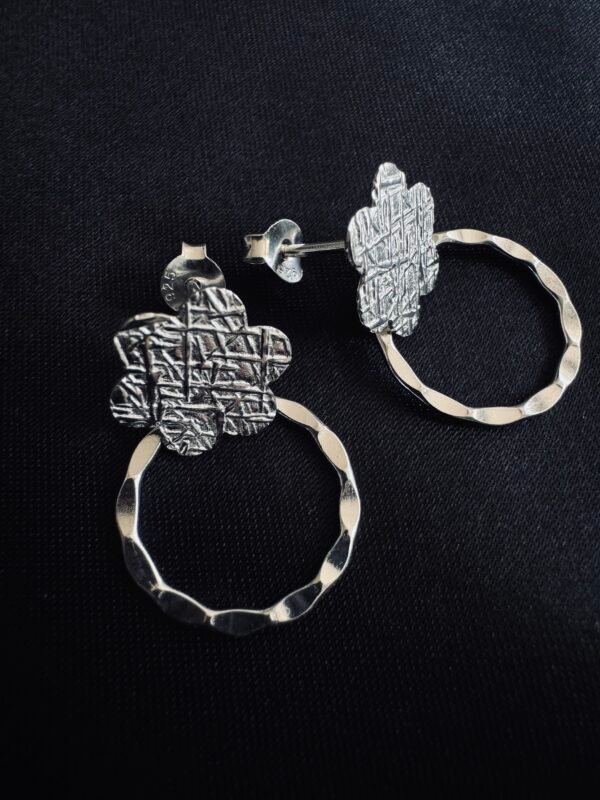 Aros Flor Texturizada