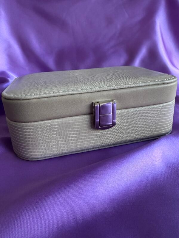 Joyero Grande con Espejo Beige