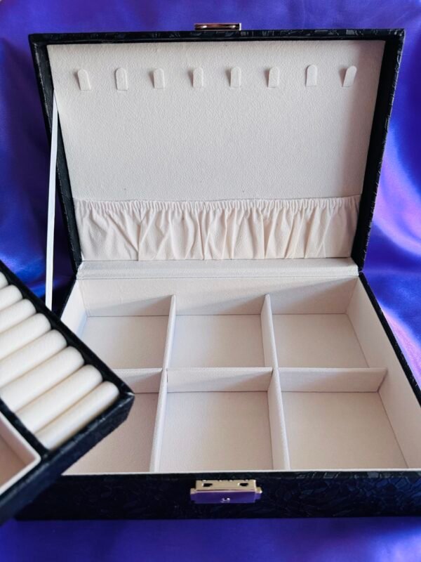 Maleta Premiun Negra con Llave Doble Compartimento