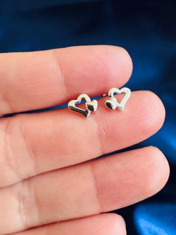 Aros con Tope Corazones 💕