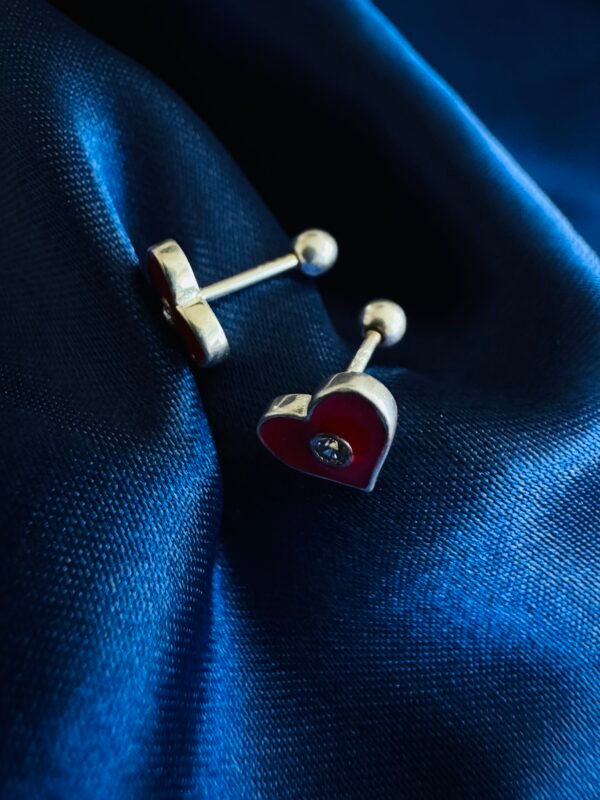 Aros con Tope Corazón ♥️