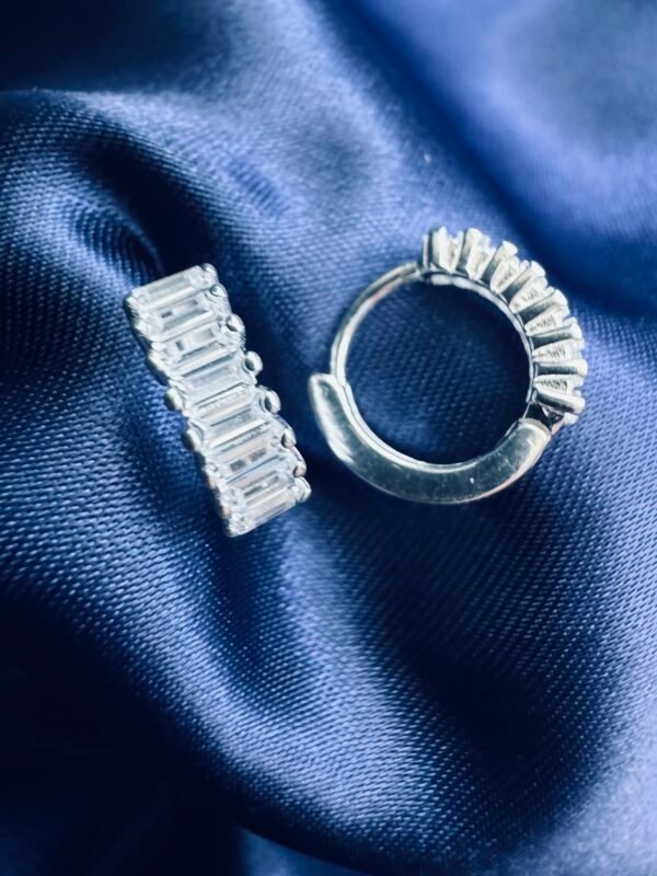 Argolla Huggie Circones Baguette