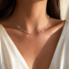 Collar Choker Bolitas Satinadas