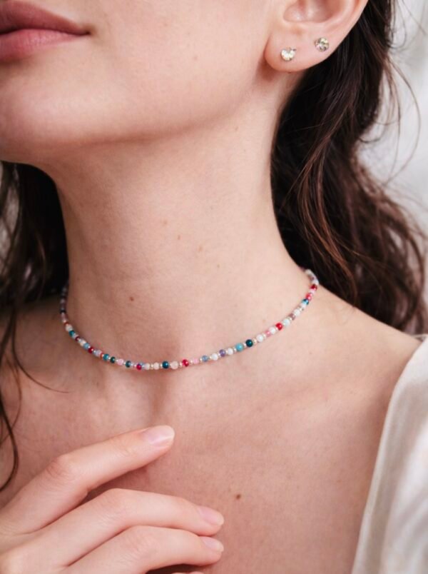 Collar Ágata con Esferas