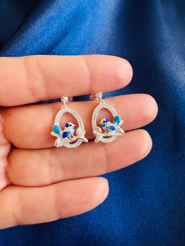 Aros Aves Esmaltados