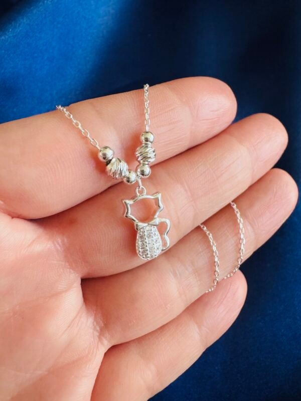 Collar Gatito con Esferas