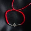 Pulsera de Hilo Rojo Cristales y Nudo de Bruja