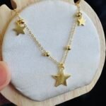 Collar Trío de Estrellas Doradas 🌟🌟🌟