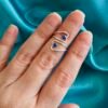 Anillo Midi Circones Azules