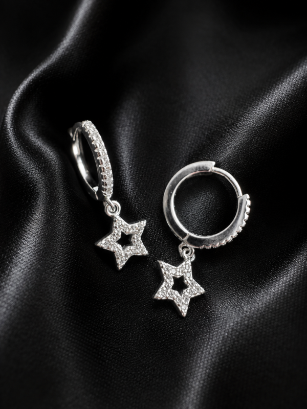 Argolla Huggie Estrellas de Luz