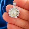 Colgante Flor con Perla