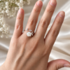Anillo Adaptable Flor Nacarada